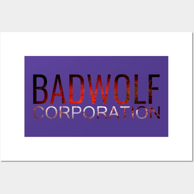 Bad Wolf Corporation Wall Art by INLE Designs